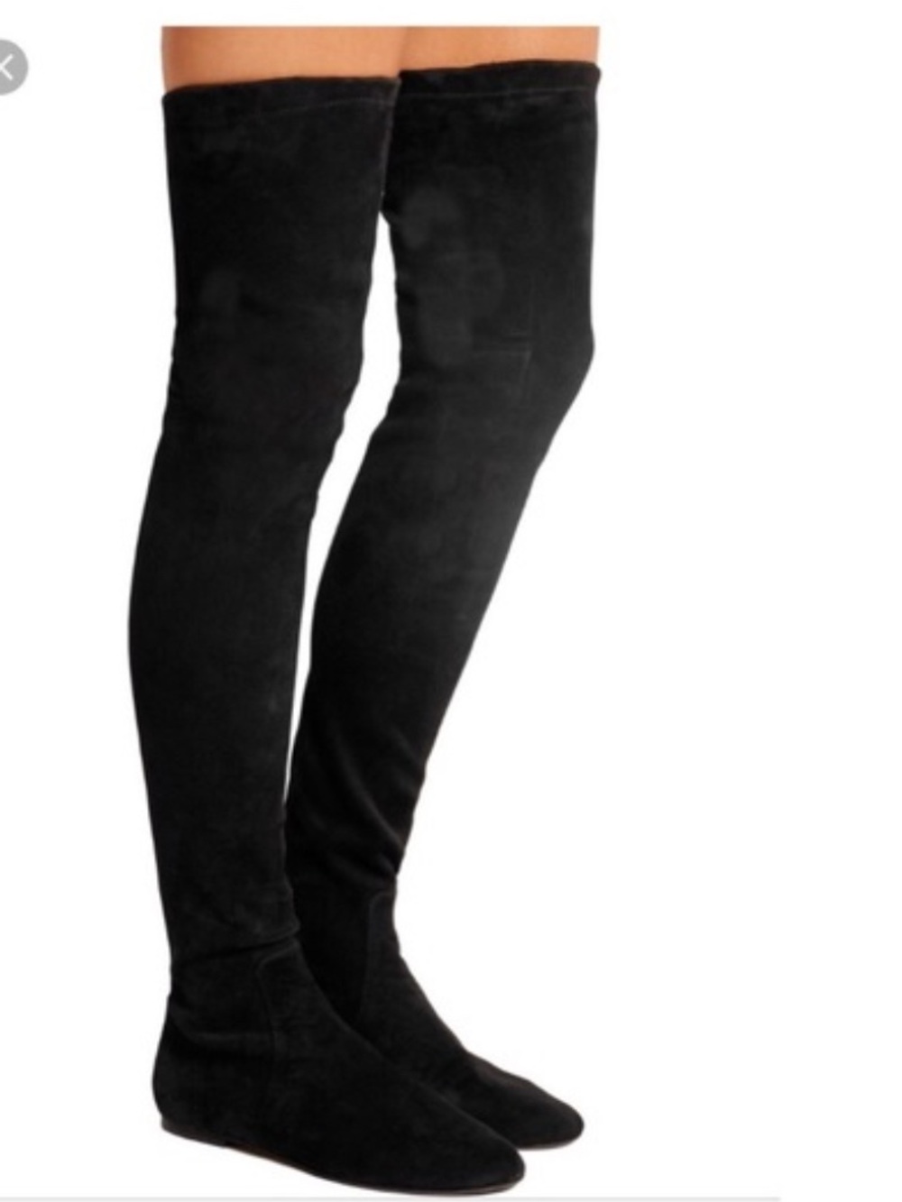 Isabel Marant Brenna Black Suede over the knee Boots